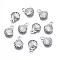 Non-Tarnish 201 Stainless Steel Charms, Shell Shape, Stainless Steel Color, 9.5x7x1.5mm, Hole: 1.2mm
