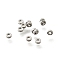 Brass Beads, Cadmium Free & Nickel Free & Lead Free, Column, Platinum, 2.5x1mm, Hole: 1.2mm