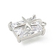 Латунные микро проложить кубического циркония подвески KK-M326-21P-2