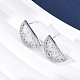 Серьги-гвоздики из циркония EJEW-Q015-15P-3
