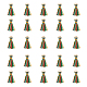 150 шт. подвески-кисточки из полиэстера FIND-FH0010-74A-1