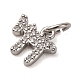 Латунные микропаве кубические цирконии чайные подвески KK-P308-62P-2