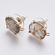 Серьги из граненого стекла GLAA-F084-A06-1