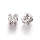 Латунные микро проложить кубического циркония слайд подвески ZIRC-E161-36P-1