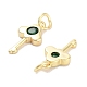 Латунные микро проложить кубического циркония подвески KK-C051-08G-2