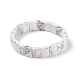 Естественно Howlite стрейч браслеты BJEW-F406-B21-2