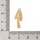 Латунные микропаве прозрачные подвески с фианитом KK-M294-25G-3