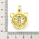 Латунные микро проложить кубического циркония подвески KK-K354-13F-G-3