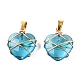 Подвески lampwork GLAA-T023-05C-3