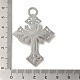 Большие подвески из сплава с рубиновыми стразами FIND-G067-15A-P-3
