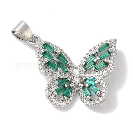 Подвески из латуни и кубического циркония KK-L216-014P-02-1
