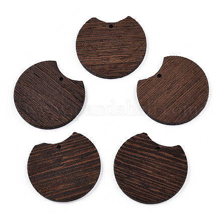 Подвески из натурального дерева венге WOOD-T023-77-1