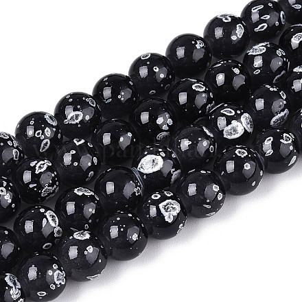 Выпечка краска бисер пряди DGLA-N015-8mm-10-1