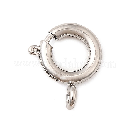 Латунная застежка пружинного кольца KK-D407-20P-C-1