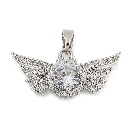 Латунные микро проложить кубического циркония подвески KK-Q812-01P-1