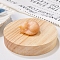 Natural Orange Calcite Display Decorations, Reiki Energy Stone Figurine, Sleeping Cat, 33.5x39x23.5mm