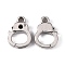 Alloy Charms, Cadmium Free & Lead Free, Police, Antique Silver, 14mm long, 10mm wide, 2mm thick, hole:1.5mm