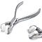 Alloy Jewelry Pliers, Platinum, 14.5x5x1.3cm