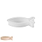 Fish DIY Candle Silicone Molds, for Scented Candle Making, White, 124x24mm