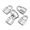Tarnish Resistant 304 Stainless Steel Pendants, Padlock, Stainless Steel Color, 31x20x4.5mm, Hole: 10x11mm