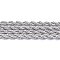 Tarnish Resistant 304 Stainless Steel Rope Chains, with Spool, Unwelded, Stainless Steel Color, 4mm, about 82.02 Feet(25m)/roll