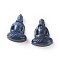 Natural Sodalite Cabochons, Buddha, 53~54x35~40x13~15mm