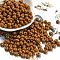 Imitation Jade Glass Seed Beads, Luster, Baking Paint, Round, Camel, 5.5x3.5mm, Hole: 1.5mm