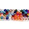 Transparent Electroplate Glass Beads Strands, AB Color Plated, Faceted, Bicone, Colorful, 4x4mm, Hole: 0.8mm, about 80~85pcs/strand, 30~32cm
