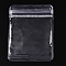 Transparent Plastic Zip Lock Bags, Self Seal Bags, Rectangle, Clear, 8x6x0.15cm