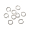 Brass Twist Jump Rings, Lead Free & Cadmium Free, Open Jump Rings, 925 Sterling Silver Plated, 18 Gauge, 6x1mm, Inner Diameter: 4mm