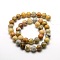 Round Natural Crazy Lace Agate Beads Strands, 10mm, Hole: 1mm, about 39pcs/strand, 15 inch