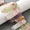 Natural Mixed Stone Beads Strands, Rectangle, Top Drilled, 22~60x6~14x6~9mm, Hole: 1.5~2mm, about 17~22pcs/strand, 7.48''~8.07''(19~20.5cm)