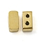 Ion Plating(IP) 304 Stainless Steel Multi-Strand Links, Rectangle, Golden, 4x8x4mm, Hole: 1.4mm