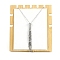 Non-Tarnish Stainless Steel Macrame Pouch Braided Gemstone Holder Pendant Necklace Making, Stainless Steel Color, 19.69 inch(50cm)