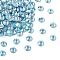 Preciosa® MAXIMA Crystal No Hotfix Flatback Stones, Czech Crystal, Dura Foiling, Round(438 11 615 Chaton Rose), 60000 200 Aquamarine AB, SS6(1.9~2.1mm)