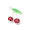 Alloy Enamel Pendants, Cadmium Free & Nickel Free & Lead Free, Cherry Charm, Rack Plating, Platinum, Red, 23.5x18.5x6mm, Hole: 1.6mm