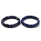 Natural Lapis Lazuli Bead Stretch Bracelets for Women Men, Bamboo, Dyed, Inner Diameter: 2-3/8 inch(6.15cm), Bead: 10.5~11x16.5~17.5x6.5~7mm