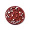 Acrylic Pendants, Disco Series, Red, 34.5x2mm, Hole: 1.6mm