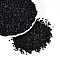 11/0 Grade A Glass Seed Beads, Cylinder, Uniform Seed Bead Size, Baking Paint, Coffee, 1.5x1mm, Hole: 0.5mm, about 20000pcs/bag
