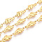 Ocean Theme Brass Dolphin Link Chains, Cadmium Free & Nickel Free & Lead Free, Soldered, with Spool, Real 18K Gold Plated, 16x8.5x2mm