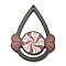 Wood Pendants, Teardrop, Christmas Theme Charms, Candy, 54.5x42x2.5mm, Hole: 1.6mm