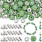 SUNNYCLUE 180Pcs 10mm Small Rhinestone Clay Beads Disco Ball Bead Bulk Polymer Clay Small Pave Round Charms Peridot Crystal Diamond Chunky Pen Bead for Jewelry Making DIY Necklace Bracelet Crafts