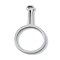 Non-Tarnish 304 Stainless Steel Pendants, Laser Cut, Ring Charm, Stainless Steel Color, 20.5x12x1mm, Hole: 1mm