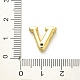 Стойки обшивки латунь кубического циркония бусы KK-L210-008G-V-3