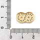 Латунный микро pave прозрачный кубик циркония подвески ZIRC-I068-20G-3