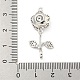 Латунные микропаве прозрачные подвески с фианитом KK-B096-03P-3