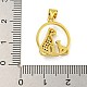 Стойки обшивки латунь микро проложить Циркон подвеску KK-C074-24G-01-3