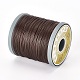 Вощеный шнур полиэстера YC-E002-0.8mm-B836-2