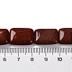 Натуральная красная радуга бусины из яшмы G-T047-B19-01-5