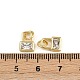 Латунные микро проложить кубического циркония подвески KK-A269-44G-3